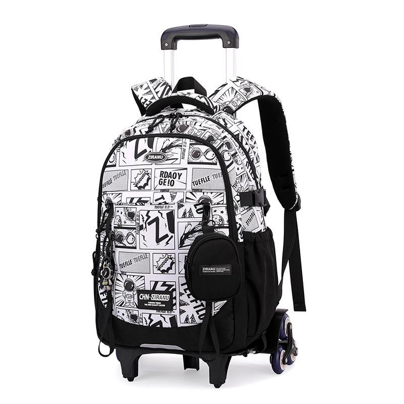 

School Bags Roller Student Backpack 6 Wheels (35*20*48CM)ZRY1291