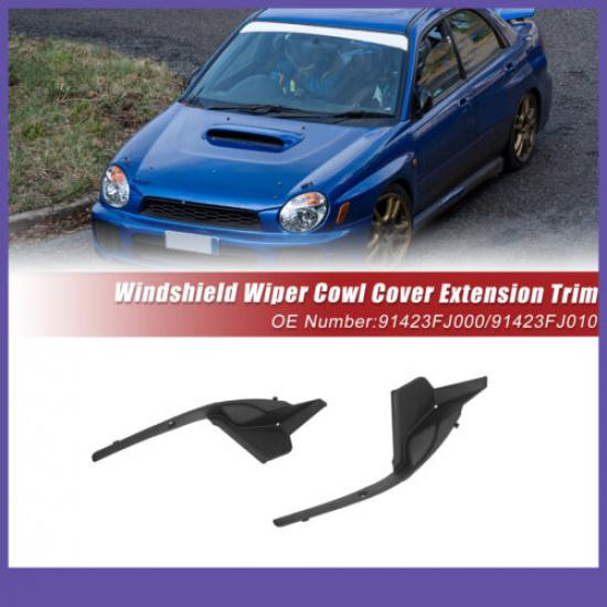 Windshield Wiper Cowl Cover Extension Trim Single for Subaru Impreza