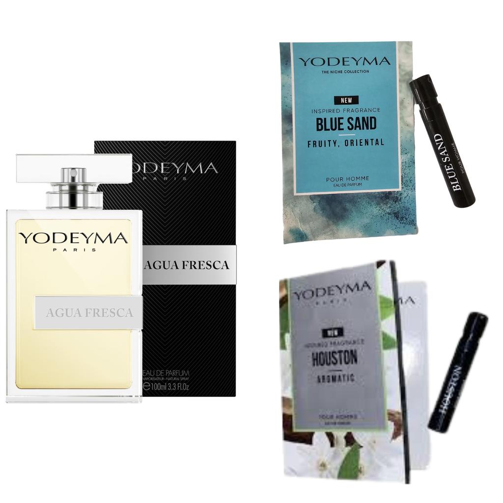 Yodeyma Agua Fresca Eau De Parfum for Men 100ml + 2 Samples