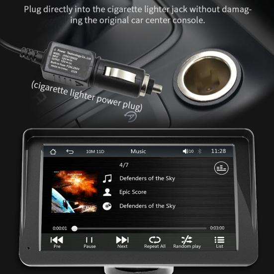 1 Set 7 Inch Car Player Touch Screen Multifunctional Universal Car Wireless Radio Multimedia
