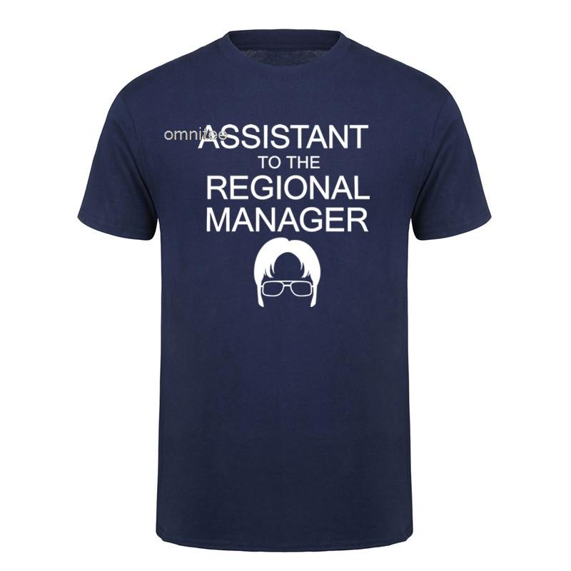 Funny Assistant To The Regional Unisexager Office TShirt Graphic Streetwear Short Sleeve ONeck Cotton T Shirts Unisex HJ061