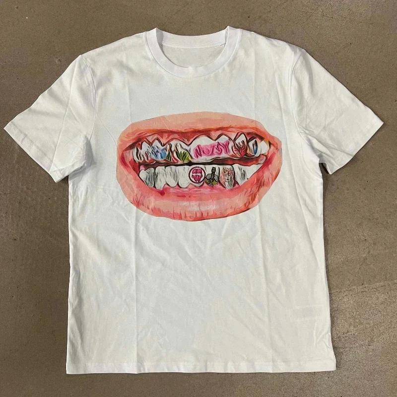 Summer Fashion Y2k Unisex Girl T Shirt Hip Hop Trends Short Sleeves Harajuku Leisure Retro High Street Print Top