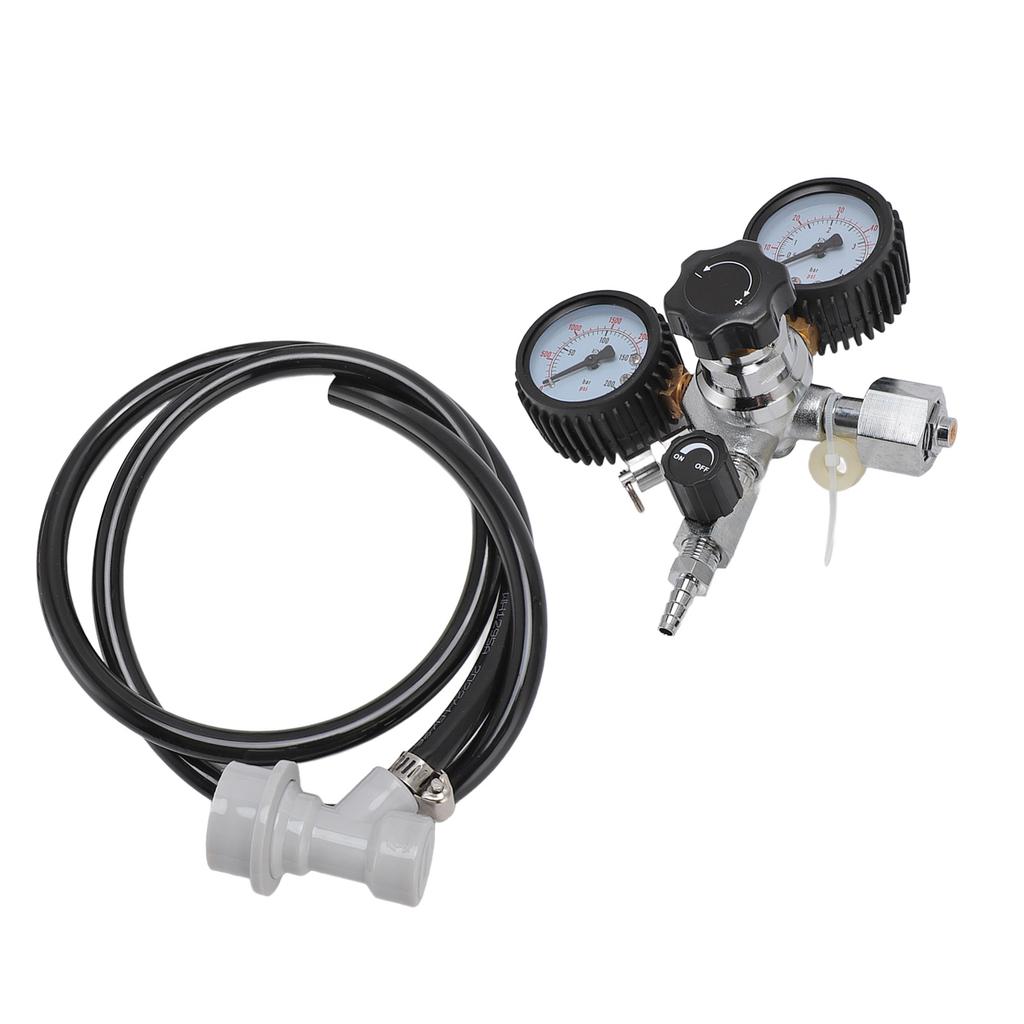 Regulator de CO2 W21.8 Regulator de presiune CO2 Keg Regulator de bere etanș la draft pentru bere acasă