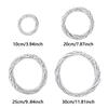 10-30CM Rattan Wicker Ring White Wreath Garland Hanging Vine Ring DIY Party Decorations Ornaments Wedding Wreaths Handmade Craft