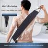 Men's Long, Double-sided Exfoliating Bath Towel for Back Scrubbing, Powerful Shower Scrub and Mud Removal Tool, Household Coarse