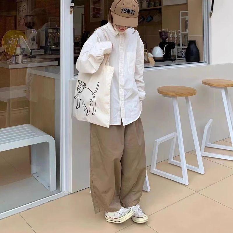 

Lazy Draping Loose Pear Shapes Cover Straight-Leg Pants Deep card 2XL