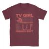 Camisetas Masculinas TV Girl Francês Engraçado Anos 90 Exit Music Novidade Algodão Puro Camisetas Manga Curta Camiseta Gola Redonda Roupa Original