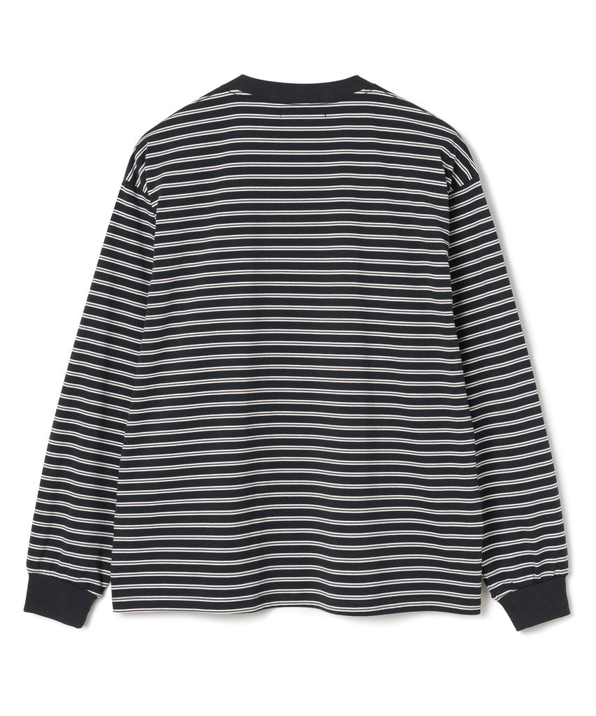 MILLO ARCHIVE Layered Stripe Long Sleeve [Black]