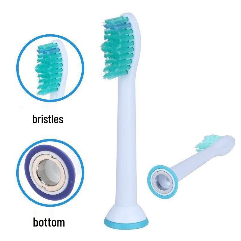 Qianbaimei Ersatz-Elektrozahnbürstenköpfe Kompatibel mit Philips HX-6014