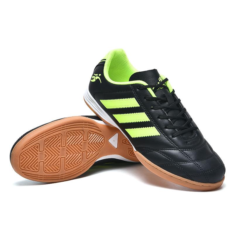Proužkované sálové boty Protiskluzové Šněrovací Futsalové Tréninkové Tenisky