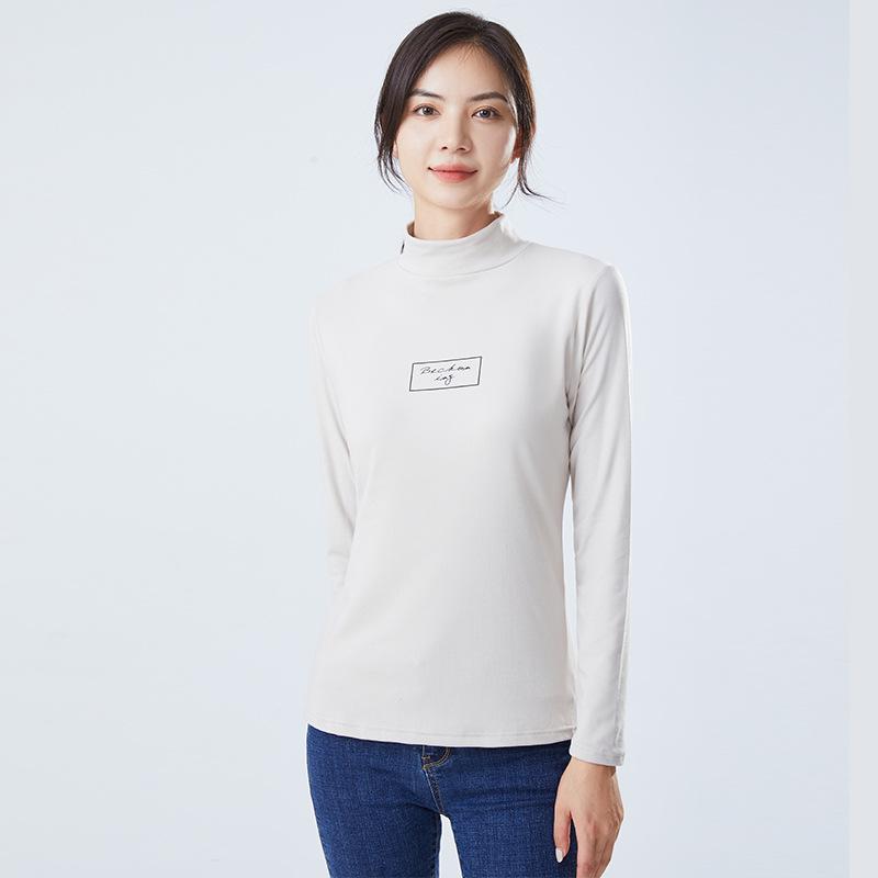 

Women s Undershirt Warm Velvet Autumn and Winter Thermal Top M