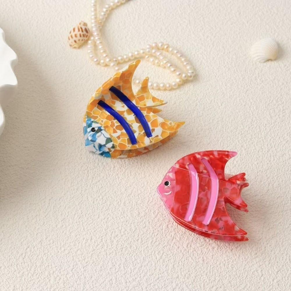 Dolphin Shark Clip Shark Acetic Acid Hair Claw Cute Fish Hair Claw  Travel