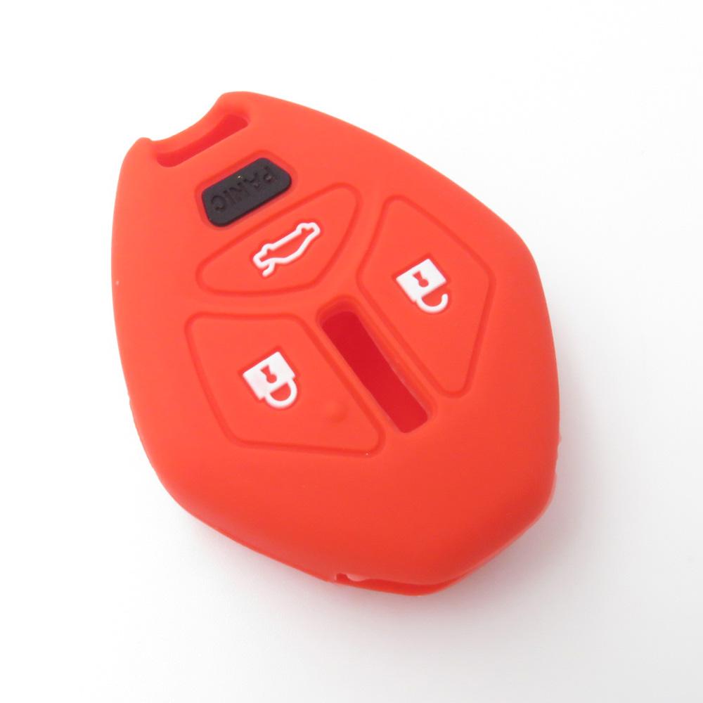 Silicone Key Cover Case Skin Fit For Mitsubishi Lancer Evo Outlander Galant Asx 380 Endeavor Mirage 4Button Remote Keycocolockey