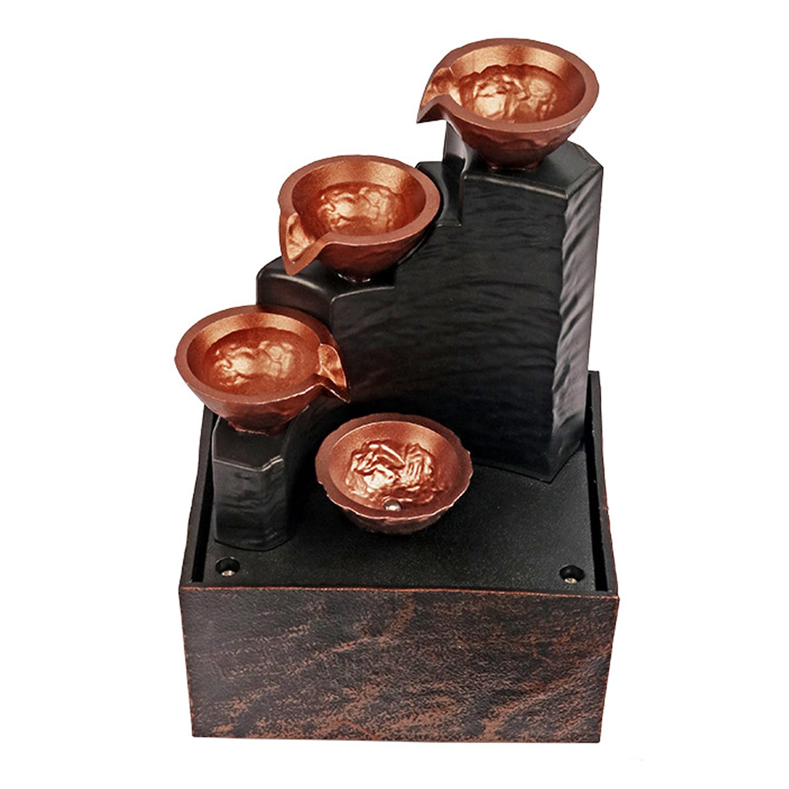 

TOMMYFIELD Tabletop Fountain Circulating Fountain Fountain Decoration with LED Light Flowing Water Ornament Living Room (Object) [Item]