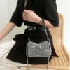 Blingbling Small Square Bag Large Capacity Crossbody Bag Luxury Chain Shoulder Bag Girl