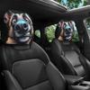 2 Pezzi Coprisedile Auto Traspirante Babbo Natale Coprisedile Auto Poggiatesta Accessori Interni Auto