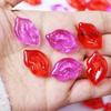 50 Lip Resin Bead Combination - Non porous, Perfect for Valentine's Day, Wedding, Party, and Craft Jewelry Making Supplies