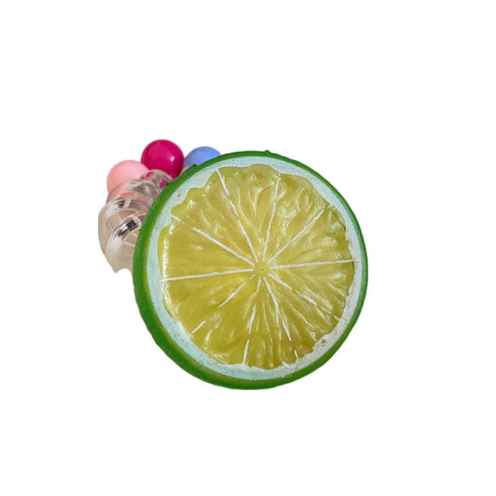 Korean Style Lemon Hair Scrunchies Fruit Lemon Shape Fruit Hair Ring Summer Hair Scrunchies  Daily