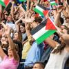 10/20/50/100Pcs Palestine Mini Flags with Pole Hand Held Small Palestine Stick Flags Miniature Hand Waving Flags