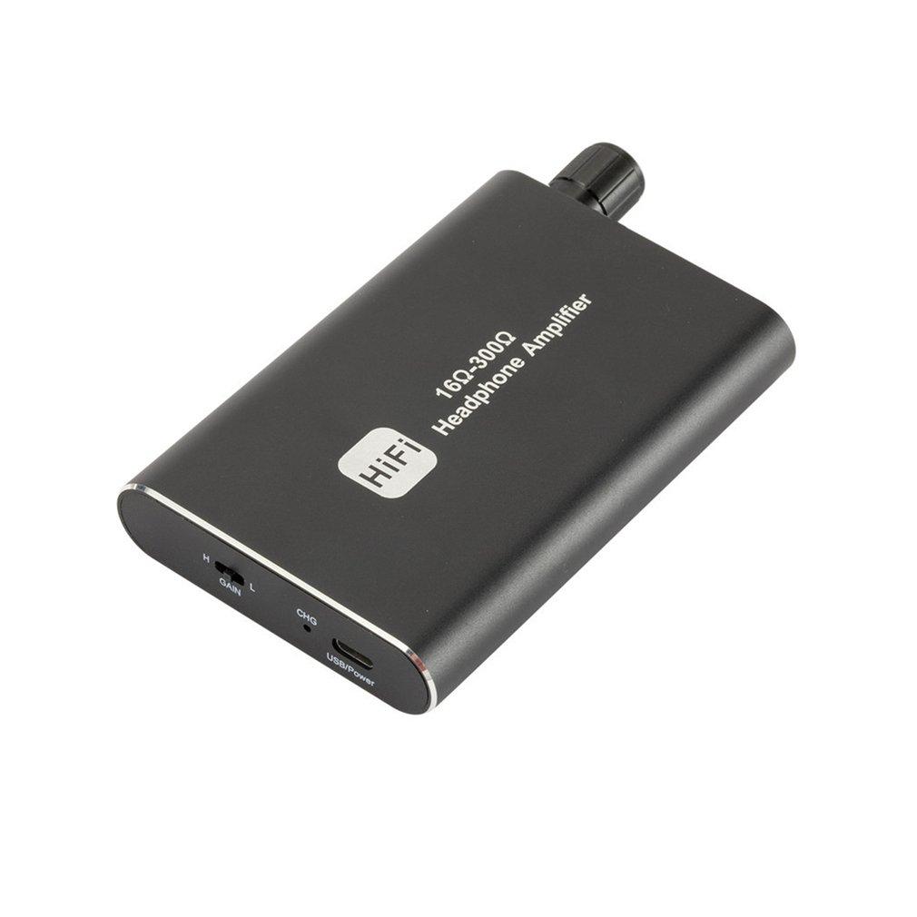 Hot HiFi Earphone Amplifier With 3.5mm Jack Cable Portable Headphone Amplfiers Aux In Port For Phone Android Music Player AMP