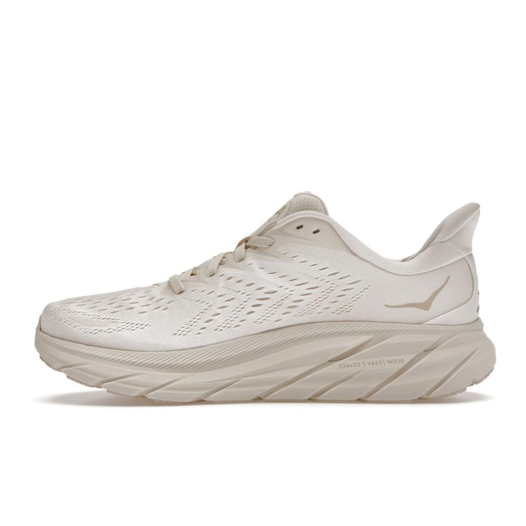 HOKA Clifton 8 Eggnog Shifting Sand Men Sneakers Cream 1119393-ESSN