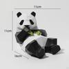 Entzückende Panda-Skulptur für Heim- und Bürodekoration