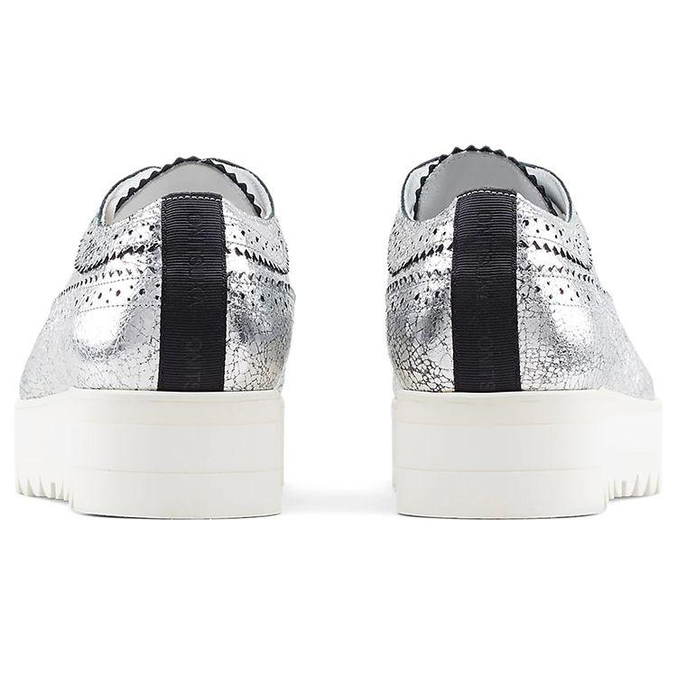 Onitsuka Tiger Brogue Comfortable Versatile Durable Low-Top Sneakers Women Sneakers Silver 1182A254-020