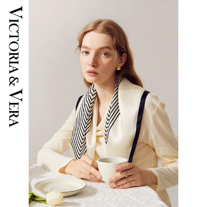 VICTORIA&VERA Spring/Summer Mulberry Silk Printed Scarf