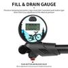 Rear Shock Absorber Pump Portable Bike Air Shock Pump 300PSI High-pressure 360 Degree Rotating Pipe Mountain Bicycle Pump