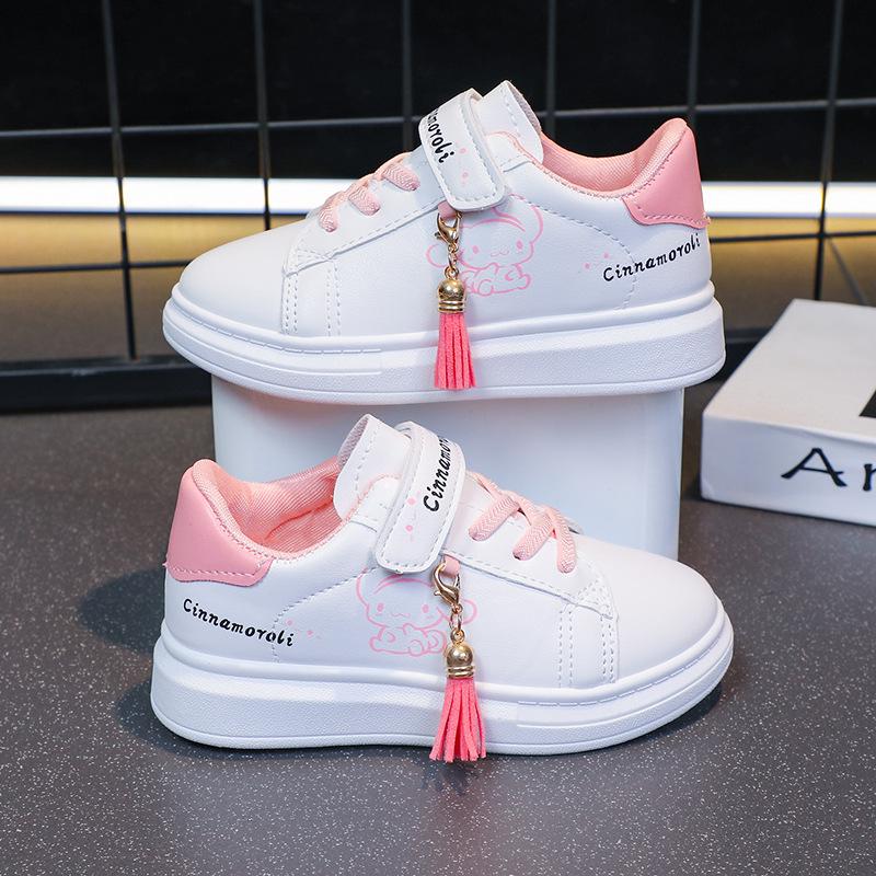 

2025 Spring & Autumn Girls Low-Top Casual Soft-Sole Board Shoes - Stylish Sports Shoes for Big Kids & Students 31 (Inner 19) рожевий