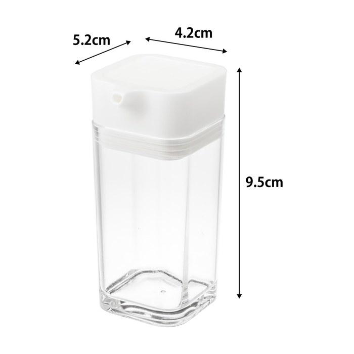 Yamazaki Push-Type Soy Sauce Dispenser Tower White 2865 0.1 L