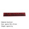 Aluminium Special Edition Logo Emblem Sticker Car Interior Exterior Decoration Decal Motorcycle Accessories