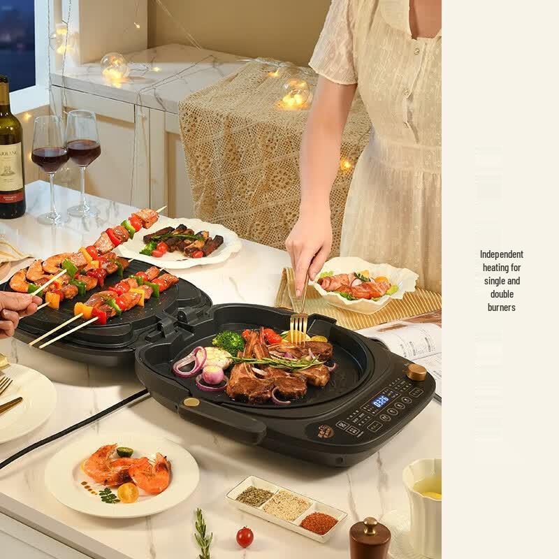 Liven LR-D3230 Large Deep Double-Sided Electric Griddle CN plug (adapter included)