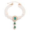 Imitation Pearl Beads Crystal Choker Necklace for Women Collar Wedding Jewelry Accessories