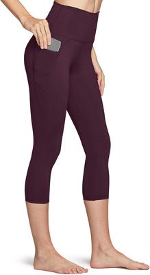 Tesla Length Capri Leggings Yoga Sports Compression Training Women's 3/4 [Stretchy, Moisture-Wicking, Quick-Drying, Leg-Slimming] Pants, Tights,