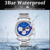 2025 New Mens Watches Luxury Quartz Chronograph Wrist Watch For Man Sapphire Mirror Waterproof Men Gift Clock Luminous