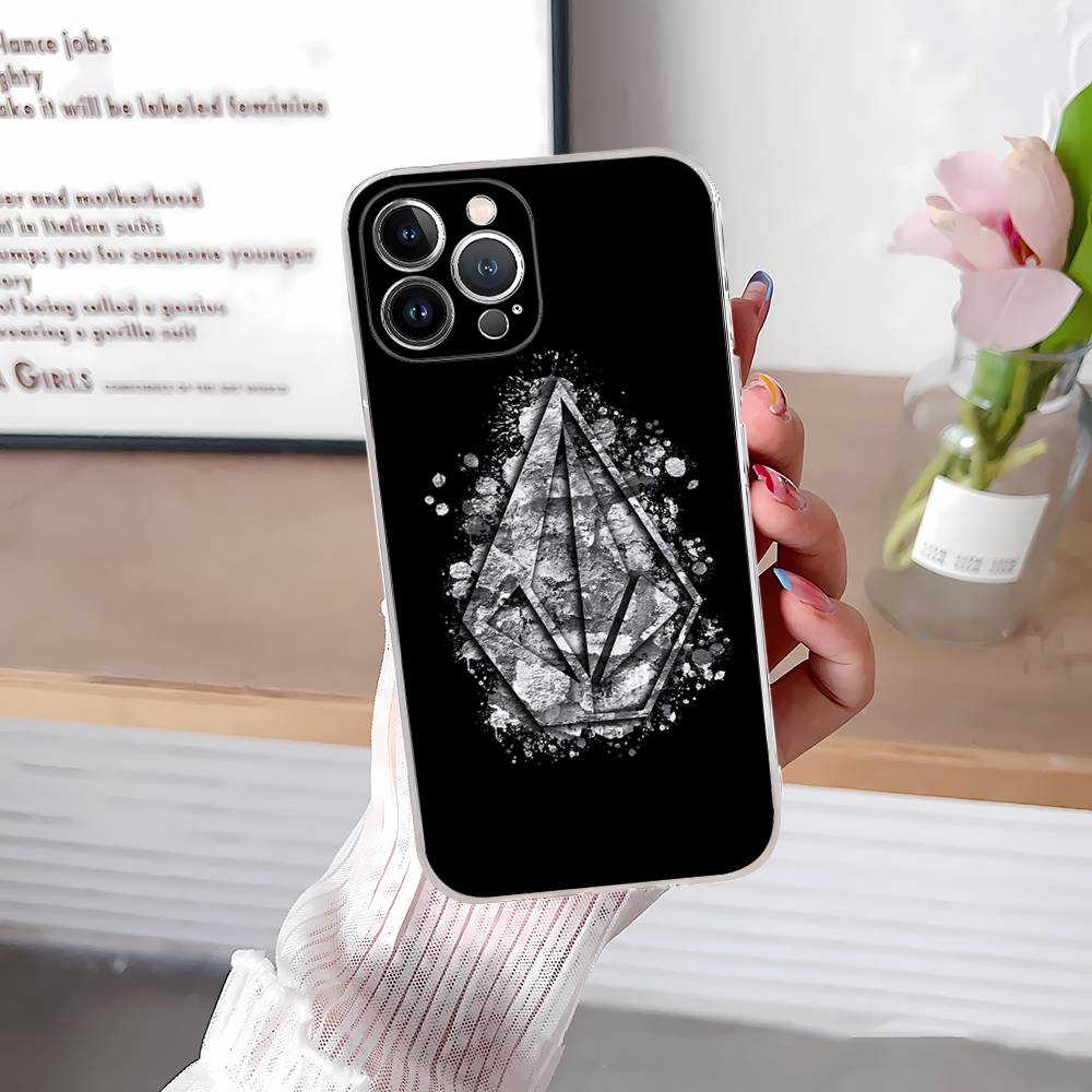 

V-Volcom LOGO Fashion Phone Case For IPhone 17 16 15 Plus 14 13 Mini 12 11 Pro Max Soft Shell Cover iPhone 14 plus