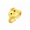 Porti 24k Gold 1g Snake Crown Ring