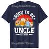 Soon To Be Uncle 2026 Retro Pregnancy AnnounceUnisext Dad Tshirts Fashion Casual Tshirt 100 Cotton Loose Oversized T Shirt Summer