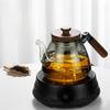 1000ml High Borosilicate Glass Teapot Cooking and Steaming Dual Purpose Glass Tea Pot Tea Kettle Tea Infuser Teaware