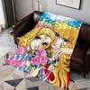 anime Rose of Versailles Lady Oscar Flannel soft warm plush blanket sofa living room pet hogar bedroom gift home Car portable