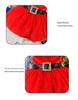 Festive Polar Fleece Pet Skirt: Christmas Dog & Small Pet Party Outfit