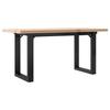 VidaXL Coffee Table O-Frame, Side Table, Sofa End Table, Living Room Furniture, 100x50x45.5 Cm Pine Wood 3282732