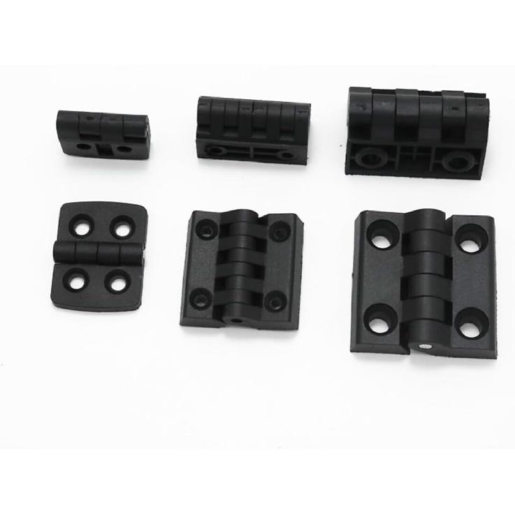 

Ball Bearing Door Hinges 10PCS Small Hinges Black Mini Plastic Door Bearing Butt Cabinet Drawer Jewellery Box ABS Hinge for Furniture Hardware(40x40) 40x30