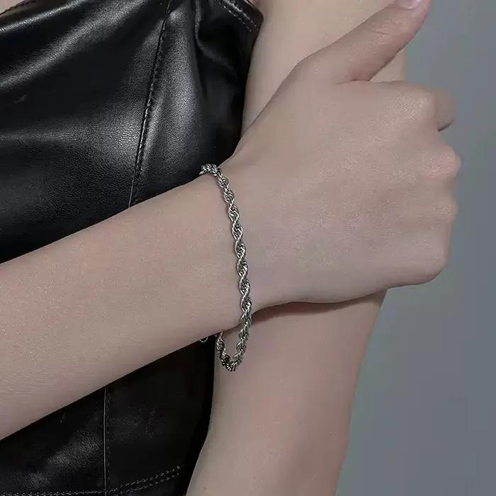 THEA SILVER BRACELET Thea Silver Chain Bracelet