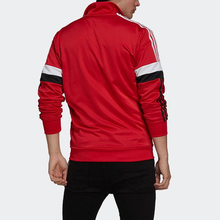 Adidas Manchester United 3-Stripe Track Jacket Men Tops Red GR3887