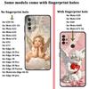 Cute Angel Phone Cover Case for Motorola Moto G51 G73 G50 G32 Edge 20 Pro 30 Lite G71 G22 Edge40 G52 G53 G30 G60s