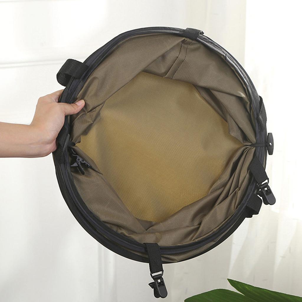 Collapsible Trash Can Portable Garbage Can Pop Up Garden Leaf Trash Can Outdoor Camping Waste Bin Multifunctional Storage Box