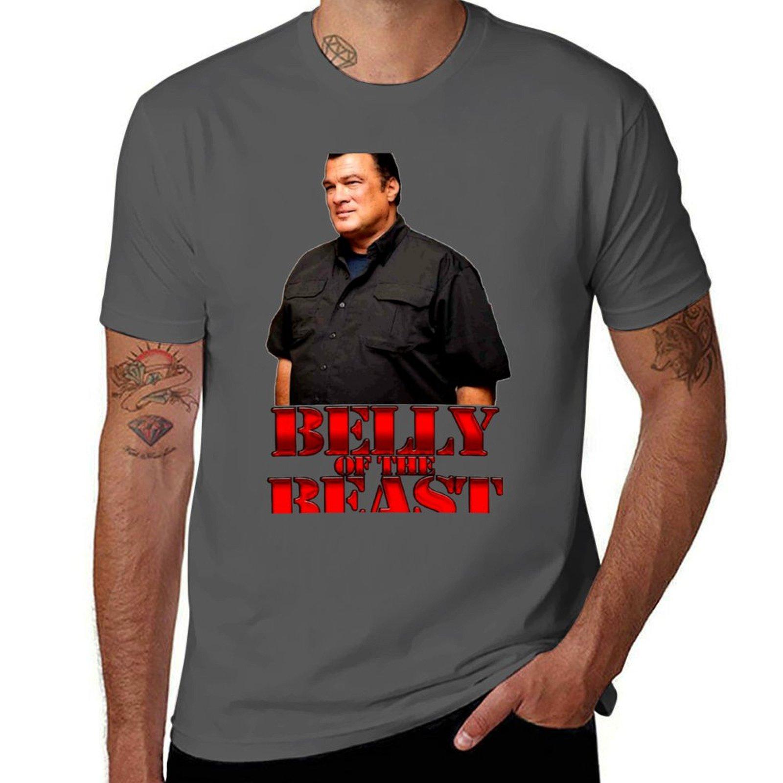 

Steven Seagal - Belly Of The Beast Essential T-Shirt man graphic t shirt cotton t shirts high quality funny t shirts man T-Shirt 4XL
