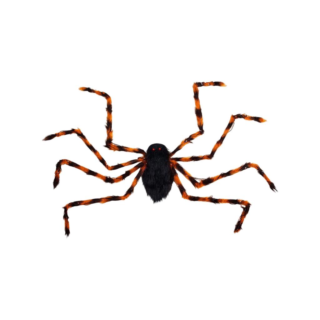 Halloween Giant Spider Decoration Funny Atmosphere Props Children Adult Plush Spider Candy Backpack Props